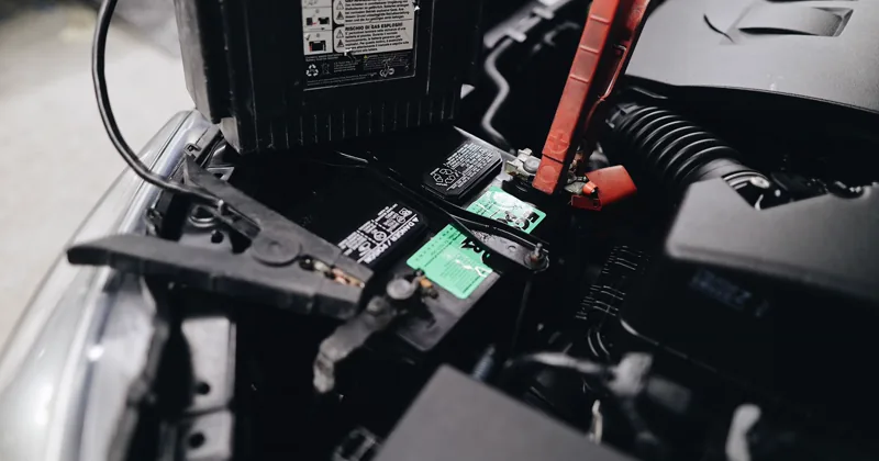 Battery inspection detail