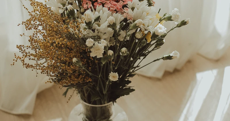 Illustrative Sunlit posy arrangement