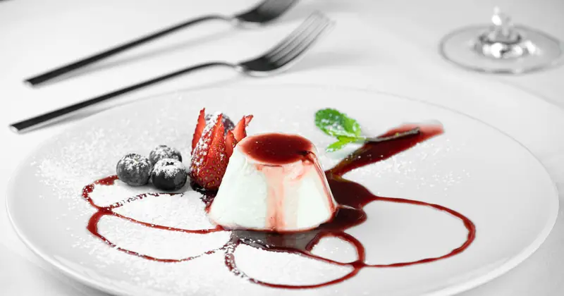 Representative baked sweet served on a plate
